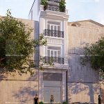 Nhà ống 4 tầng diện tích nhỏ sh nop 0069