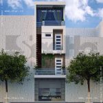 Nhà ống mặt tiền 4m đẹp sh nod 0113