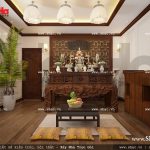 Phòng thờ kiểu truyền thống sh btp 0056