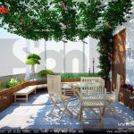 Sân thượng nhà phố đẹp sh nop 0072