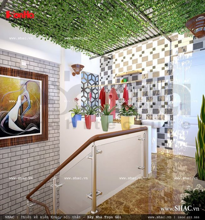 Tận dụng sân thượng nhà diện tích hẹp sh nop 0069