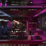 thiết kế quầy bar cafe của khách sạn sh ks 0020
