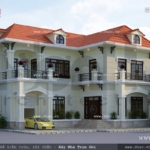 Thiết kế biệt thự 2 tầng nhỏ xinh sh btp 0057