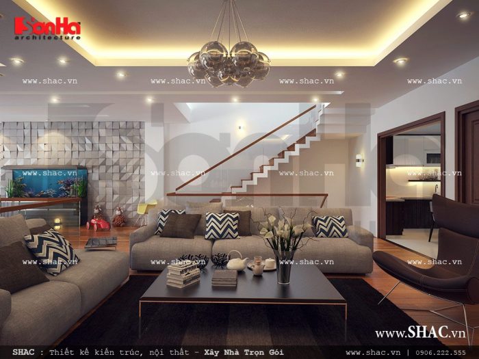 Thiết kế phòng khách hiện đại sh nod 0109