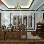 Thiết kế phòng thờ kiểu truyền thống sh nop 0072
