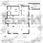 Bản vẽ mặt bằng tầng 1 sh btp 0060