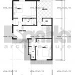 Bản vẽ mặt bằng tầng 3 sh btp 0059