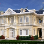 Biệt thự 2 tầng kiến trúc pháp sh btp 0058