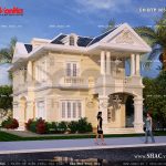 Biệt thự 2 tầng kiểu pháp đẹp sh btp 0058