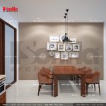 Bộ bàn ăn gỗ đơn giản sh nod 0116