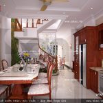 Không gian bếp ăn sang trọng và ấm cúng sh nop 0075