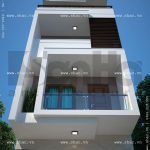 Kiến trúc nhà ống hiện đại sh nod 0116