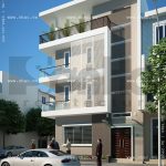 Mặt tiền nhà phố hiện đại đẹp sh nod 0117