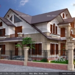 Biệt thự 3 tầng diện tích xây dựng 400m2 sh btd 0021