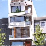 Nhà ống hiện đại mặt tiền đẹp sh nod 0114