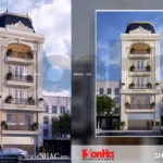 Nhà phố kiến trúc pháp mặt tiền 8m sh nop 0074