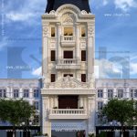 Nhà phố mặt tiền 8m kiểu cố điển sh nop 0074