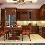 Nội thất phòng ăn bằng gỗ đẹp sh btp 0058
