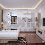 Phòng ngủ đẹp cho con gái lớn sh nod 0116