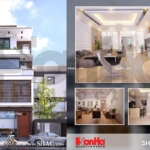 Nhà ống hiện đại mặt tiền đẹp sh nod 0114