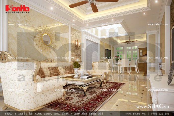 Không gian phòng khách đậm chất pháp sh nop 0078