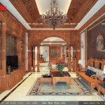 Không gian phòng khách ssang trọng sh nop 0076