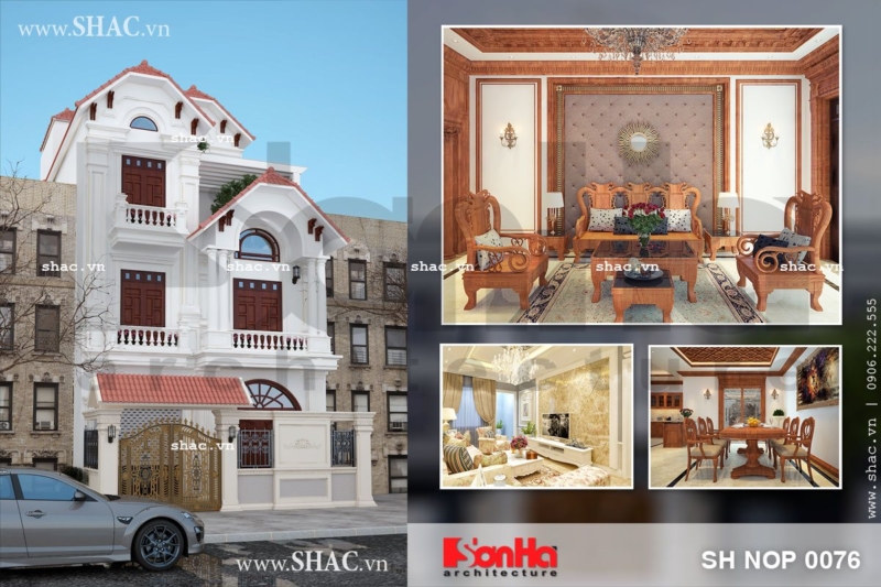 Nhà phố 4 tầng mặt tiền rộng sh nop 0076