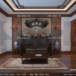 Thiết kế nội thất phòng thờ đẹp sh btp 0061