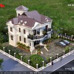 Tổng thể khuôn viên biệt thự sh btp 0062