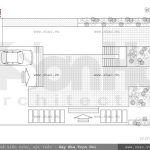 Bản vẽ mặt bằng biệt thự tầng 3 sh btd 0035