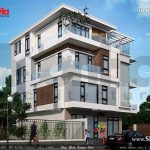 Biệt thự được thiết kế vuông khối hiện đại sh btp 0034