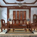 Bộ ghế đồng kỵ gỗ sang trọng sh nop 0081