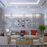 Bố trí nội thất phòng khách hiện đại đẹp sh nod 0122