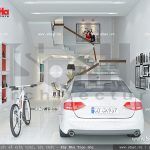 Chỗ để xe của gia đình sh nod 0124