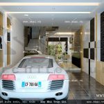 Cửa ra vào làm nơi để xe sh nod 0123