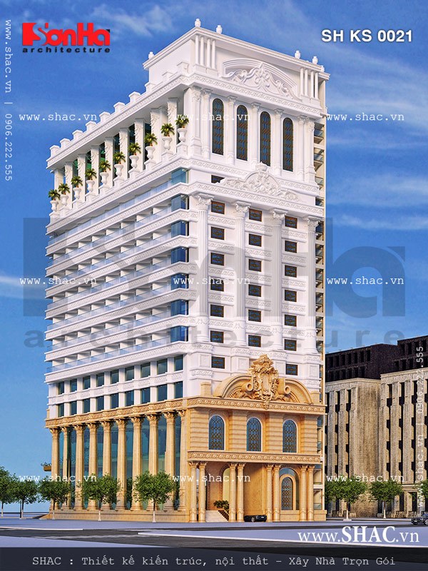 Khách sạn mang đậm nét kiến trúc châu âu sh ks 0021