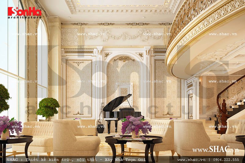 Khách Sạn Mini 5 Tầng Phong Cách Kiến Trúc Pháp Sang Trọng Lịch Lãm tại Lào Cai - SH KS 0022 1 Không gian kiến trúc đẳng cấp sh ks 0022