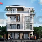 Mặt tiền rộng của biệt thự sh btp 0034