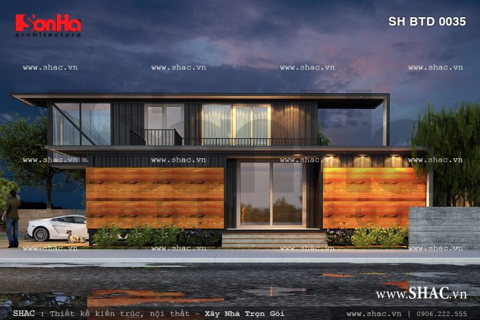 Mẫu thiết kế đơn gian kiểu nước ngoài sh btd 0035