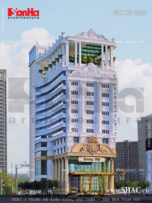 Mẫu thiết kế khách sạn đẳng cấp sh ks 0021