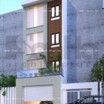 Nhà ống 4 tầng mặt tiền hiện đại sh nod 0121
