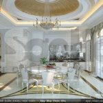 Phòng bếp ăn theo phong cách châu âu sh btp 0065