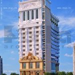 Thiết kế khách sạn cổ điển kiến trúc độc đáo sh ks 0021