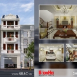 Nhà phố diến trúc pháp với diện tích 110m2 sh nop 0080