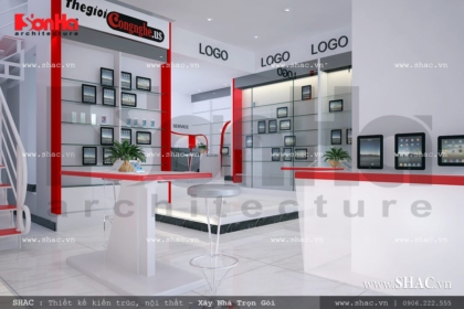Thiết kế showroom điện thoại cao cấp sh sr 0013