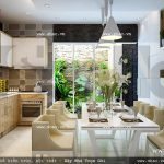 Toàn bộ nội thất bếp ăn được đơn giản hóa sh nod 0123