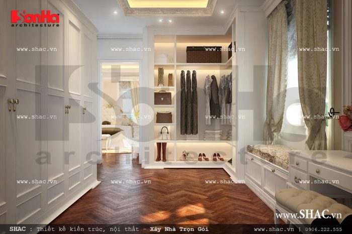 Tủ đồ trong phòng ngủ sh btp 0065