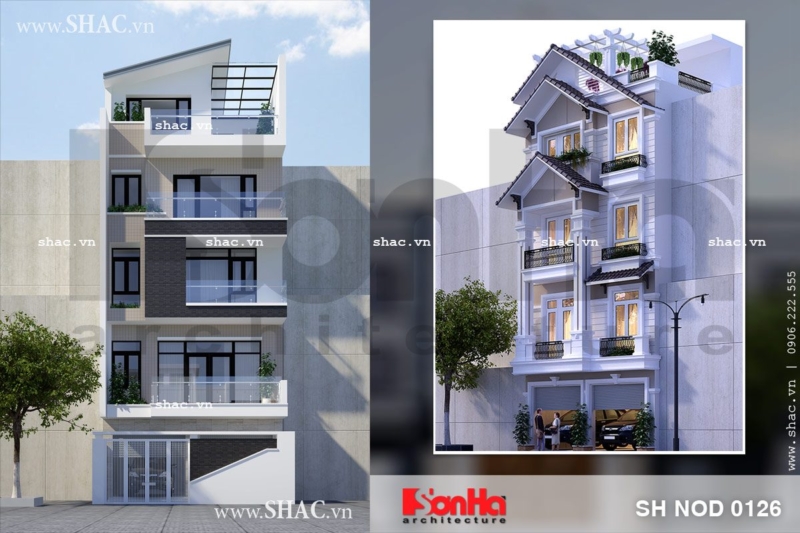 Nhà phố nhiều phương án trên cùng khu đất sh nod 0126