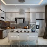 Bố trí bếp ăn đẹp cho nhà ống sh nod 0125