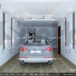 Gara để xe tầng dưới sh nod 0128